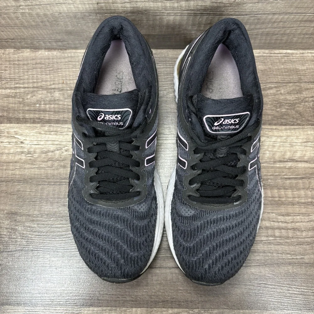 Asics Gel-Nimbus 22 Gray Purple Womens US Size 7.5 EUR 39 1012A587 Running Shoes